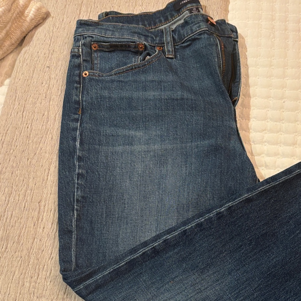 J. Crew women’s Straight Blue Jeans
